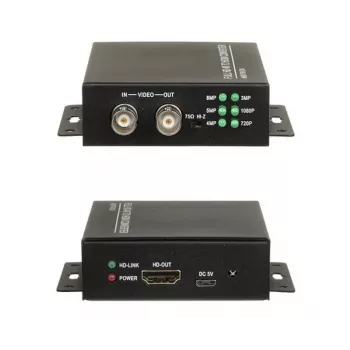 DELTA OPTICAL HV/HDMI+HV-V2 HDMI į AV keitiklis su HDMI perdavimo funkcija