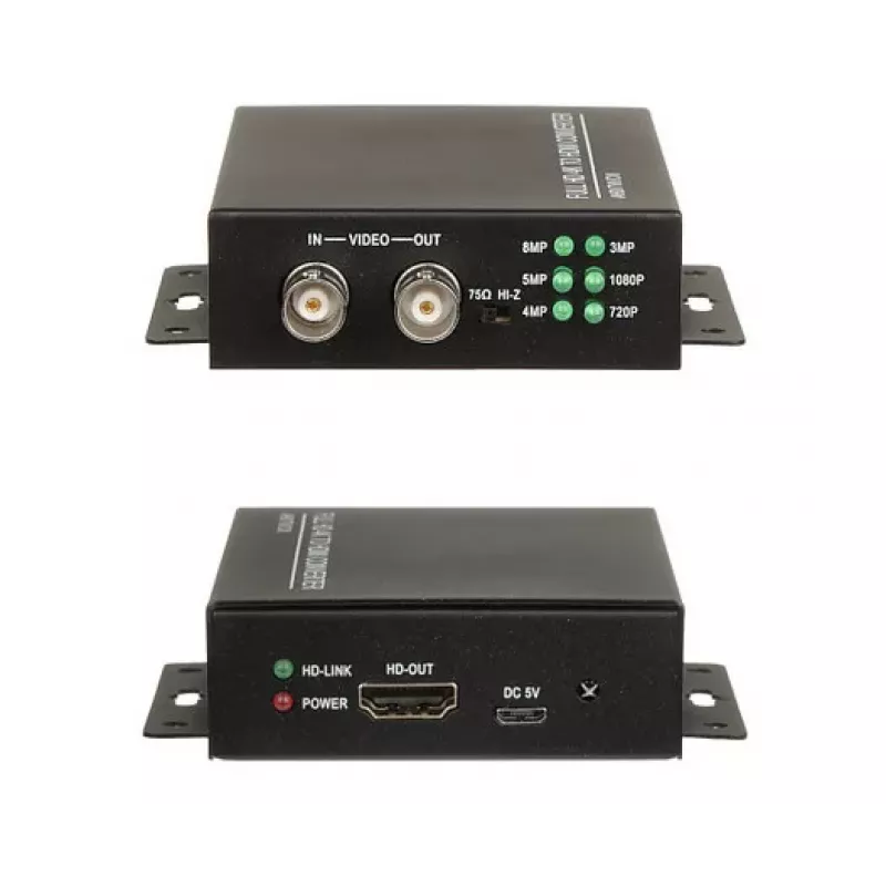 DELTA OPTICAL HV/HDMI+HV-V2 HDMI į AV keitiklis su HDMI perdavimo funkcija