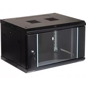 EPRADO-R19-6U/450-BLUE 6U 19 colių sieninis stovo korpusas, mėlynas, 450 mm gylio