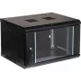 EPRADO-R19-6U/450-BLUE 6U 19 colių sieninis stovo korpusas, mėlynas, 450 mm gylio