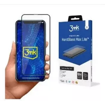 3MK HardGlass Max Lite Grūdinto stiklo ekrano apsauga, skirta Apple iPhone XR/11 - juoda