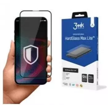 3MK HardGlass Max Lite ekrano apsauga, skirta Apple iPhone 13/13 Pro/14, juoda
