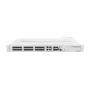 MikroTik CRS328-4C-20S-4S+RM valdomas L2/L3 jungiklis, 1U montavimui į stelažą, 20x SFP, 4x SFP+, 4x Combo, baltas
