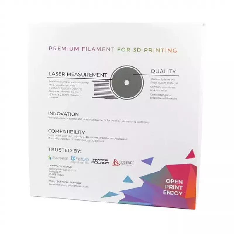 Spectrum PLA Premium 3D gijos 1,75 mm Bahamos geltona 1 kg