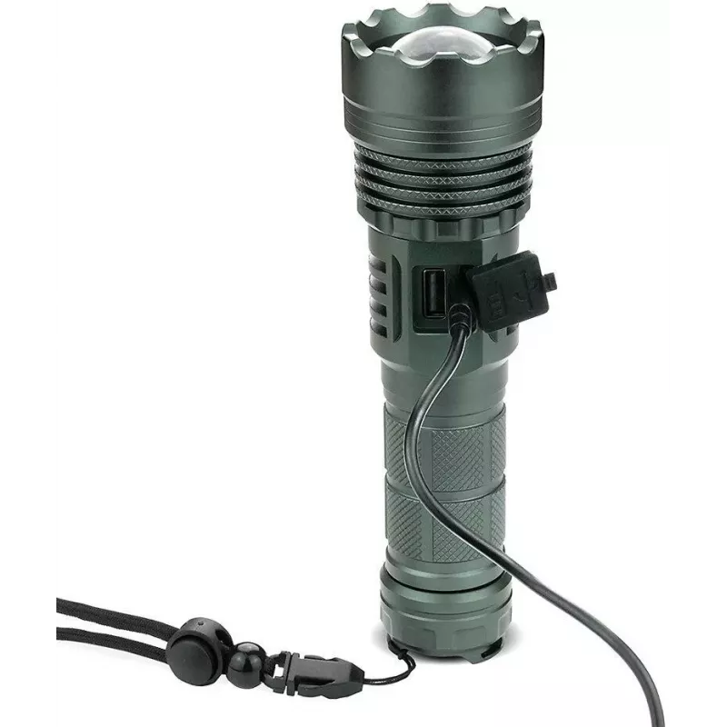 EverActive FL-1500R Scope Įkraunamas Prožektorius 1500 Lumenų USB-C