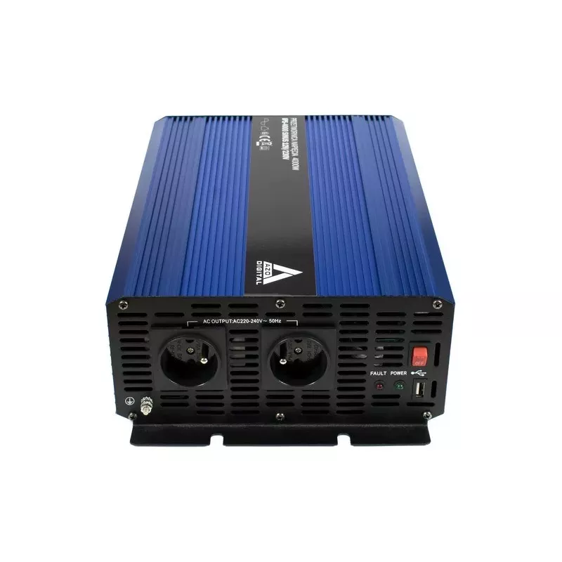 AZO Digital 12 VDC / 230 VAC keitiklis SINUS IPS-4000S 4000W gryno sinusinio bangos keitiklis