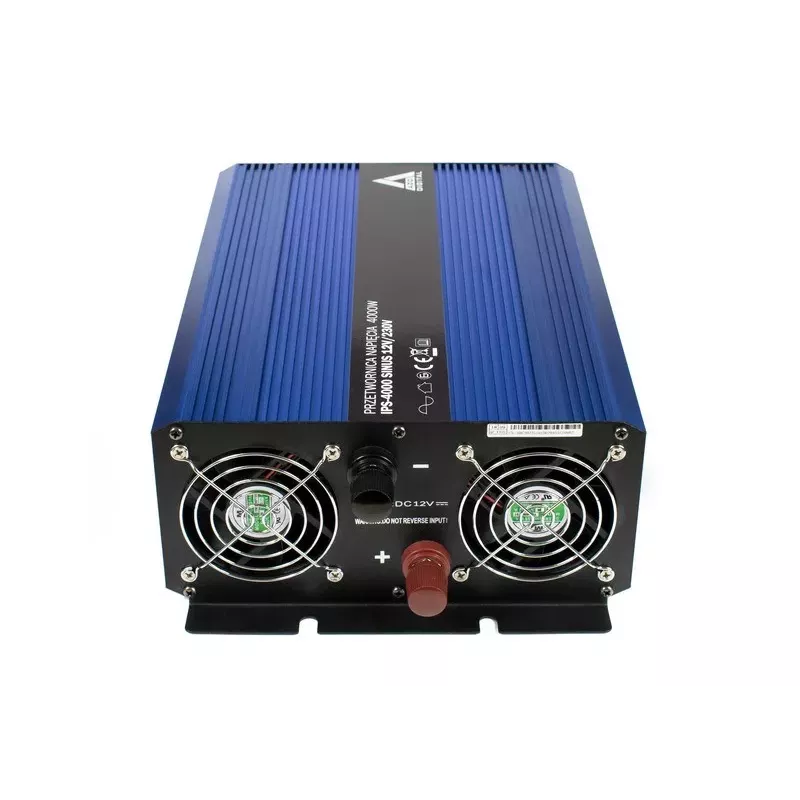 AZO Digital 12 VDC / 230 VAC keitiklis SINUS IPS-4000S 4000W gryno sinusinio bangos keitiklis
