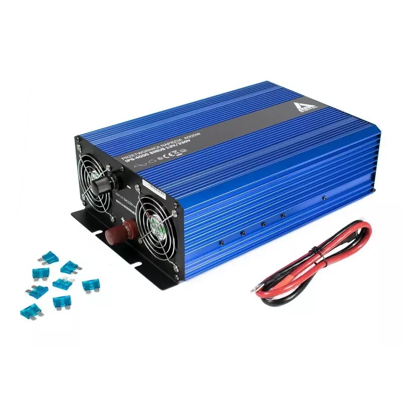 AZO Digital 12 VDC / 230 VAC keitiklis SINUS IPS-4000S 4000W gryno sinusinio bangos keitiklis