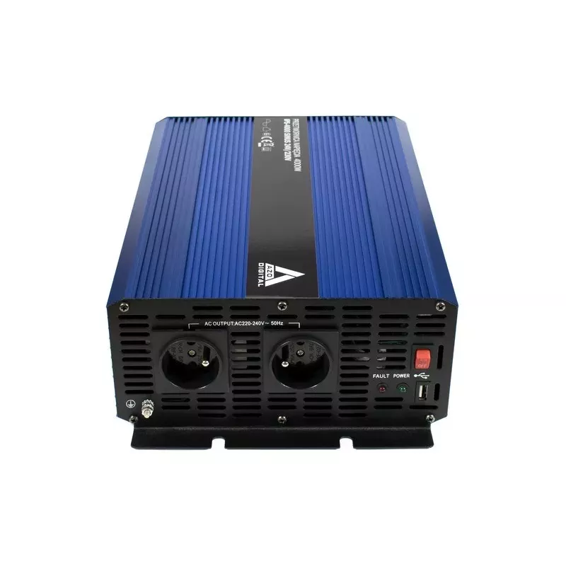 AZO Digital 24 VDC / 230 VAC keitiklis SINUS IPS-4000S 4000W gryno sinusinio bangos keitiklis