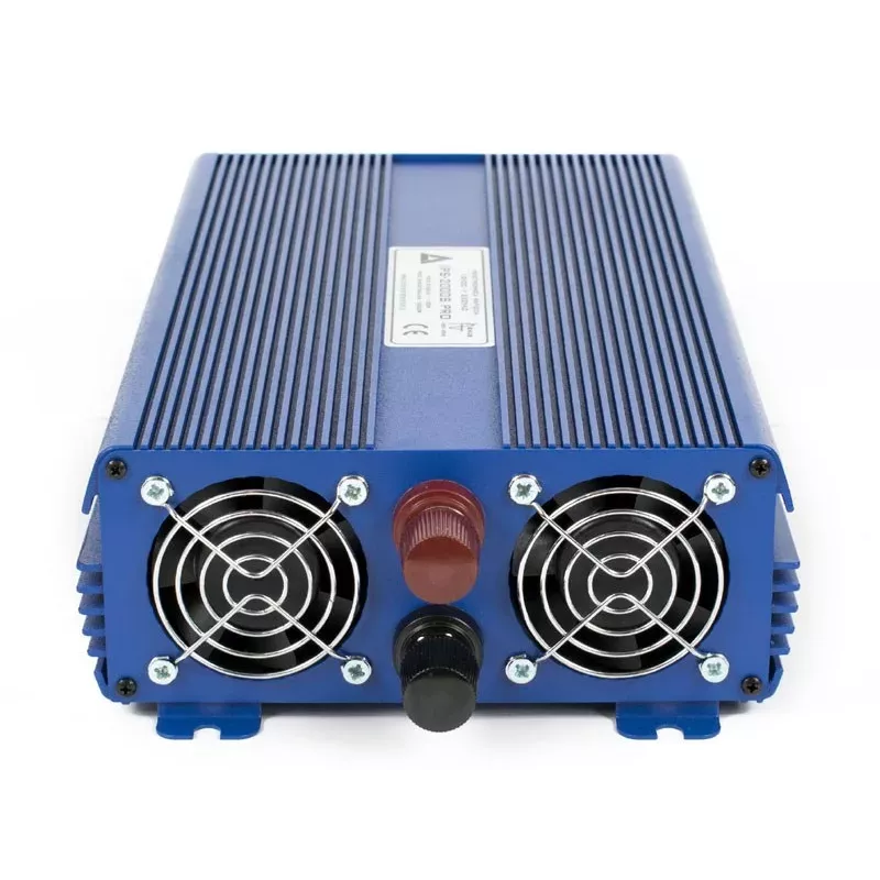 AZO Digital 24 VDC / 230 VAC ECO MODE SINUS IPS-2000S PRO 2000W gryno sinuso bangos įtampos keitiklis