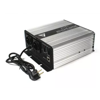 AZO Digital 12V UPS-1200SR Line-Interactive UPS 1200VA/600W gryna sinusinė banga 12V/230V