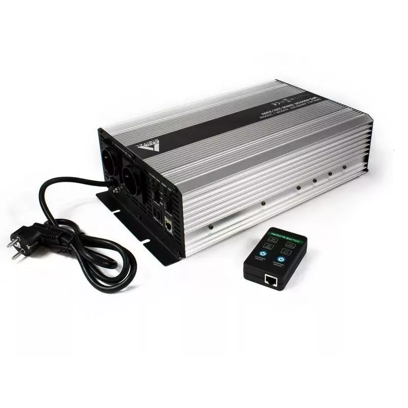 AZO Digital UPS-4000SR Nepertraukiamo maitinimo šaltinis 4000VA/2000W gryno sinuso bangos 12V DC į 230V AC linijinis-interaktyvus UPS su AVR