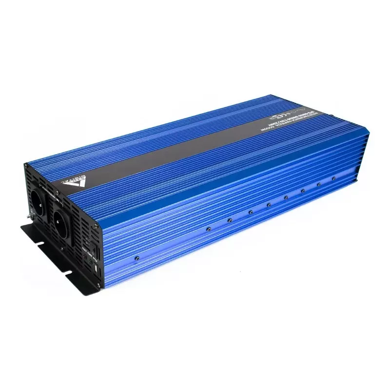 AZO Digital 24 VDC / 230 VAC keitiklis SINUS IPS-8000S 8000W gryno sinusinio bangos keitiklis