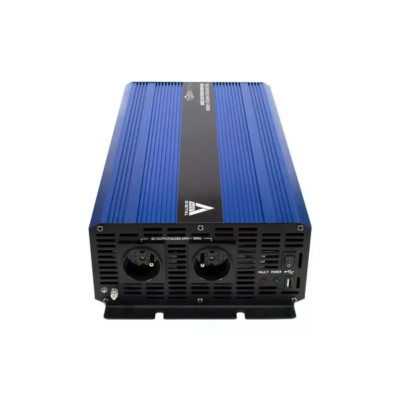 AZO Digital 24 VDC / 230 VAC keitiklis SINUS IPS-8000S 8000W gryno sinusinio bangos keitiklis