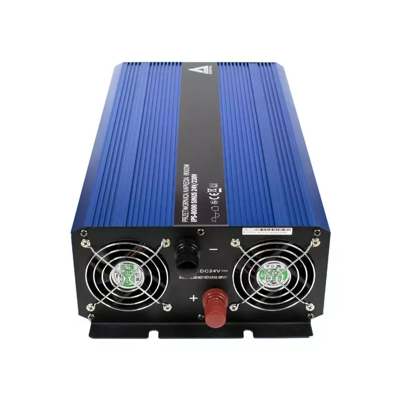 AZO Digital 24 VDC / 230 VAC keitiklis SINUS IPS-8000S 8000W gryno sinusinio bangos keitiklis