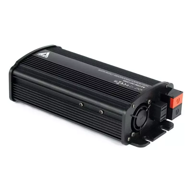 AZO Digital 24 VDC / 230 VAC automobilinis keitiklis IPS-1200U 1200W grynoji sinusinė banga