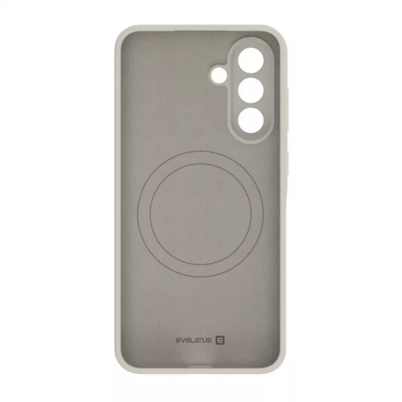Evelatus Samsung Galaxy A56 Premium Magnetic Soft Touch Silicone Case Pebble
