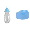 LEAN TOYS Mėlyna kūdikio lėlė su puoduku, geria ir šlapinasi, 24 cm