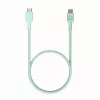 Green Cell PowerStream USB-C į USB-C laidas 100W Mėtų žalia 0,3m