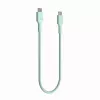 Green Cell PowerStream USB-C į USB-C laidas 100W 1,2m mėtų žalia
