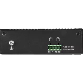 BCS BCS-B-ISP04G-2SFP nevaldomas pramoninis Ethernet jungiklis, 4 prievadai Gigabit RJ45 + 2 SFP, DIN bėgelis, IP40