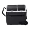 HCALORY P40M+ 40L automobilinis šaldytuvas su Bluetooth, DC 12V/24V, AC 100-240V, -20°C iki +20°C, skaitmeninis LCD ekranas, jutiklinis skydelis, USB prievadas