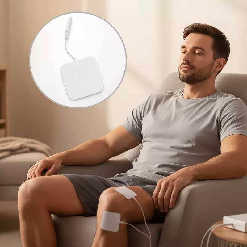 Medivon elektrodų pagalvėlės, skirtos OdinFlex elektrostimuliatoriams (4 vnt.) - balta/mėlyna