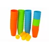 LEAN TOYS Cups Puzzle Game 3 in 1 44 Pieces