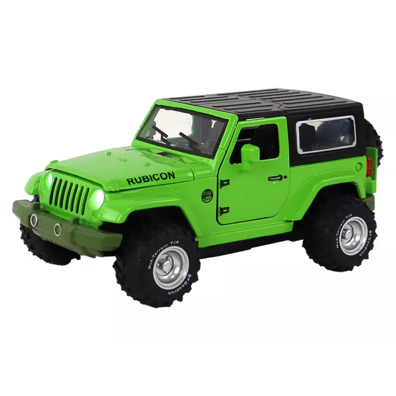 LEAN TOYS Visureigis Automobilis Baterijomis Varomas Trinties Pavara Metalinis Žalias 1:32