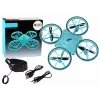 LEAN TOYS nuotoliniu valdymu dronas su mėlynais šviesos diodais