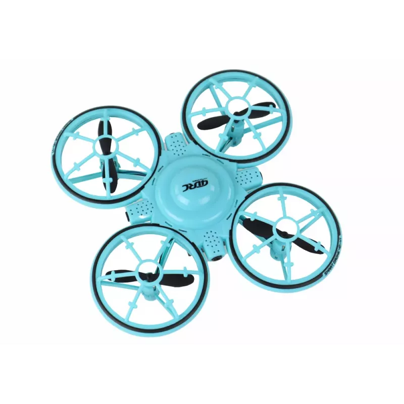 LEAN TOYS nuotoliniu valdymu dronas su mėlynais šviesos diodais