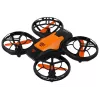 LEAN TOYS nuotoliniu valdymu dronas su šviesomis oranžinis