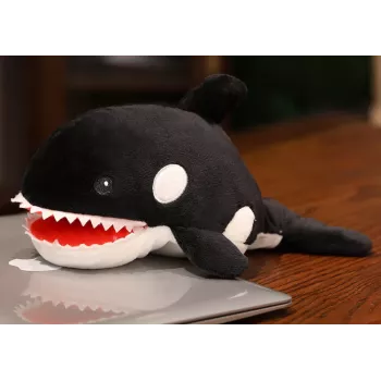 LEAN TOYS Minkštas žaislas Orka Vandenyno lėlė 30 cm