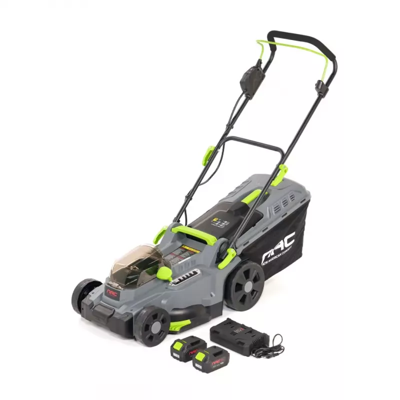 Belaidis vejapjovė NAC 2x20V 40V bešepetė 37cm pjovimo plotis 40L žolės dėžė