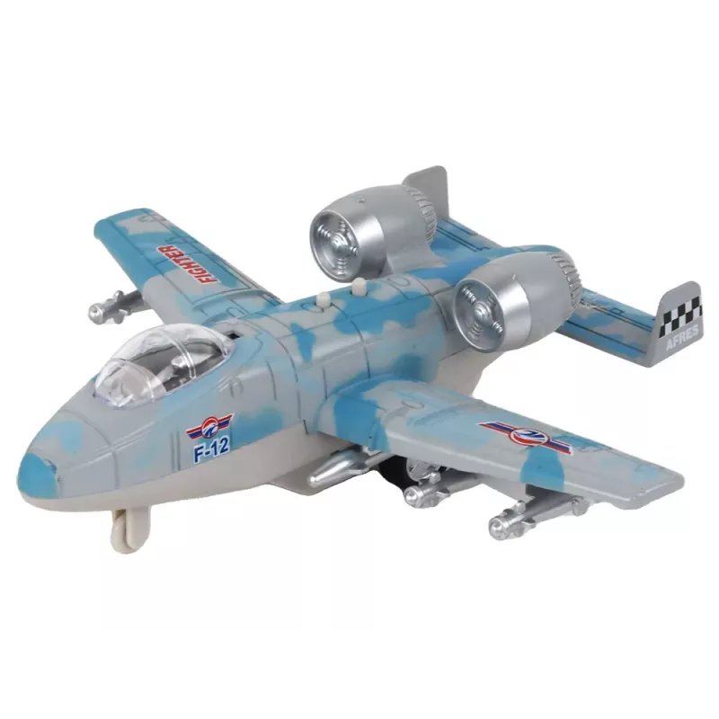 LEAN TOYS Powered Fighter Plane Moro Military Jet