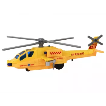 LEAN TOYS Aliuminio gelbėjimo sraigtasparnis Mix Drive RC sraigtasparnis 3 kanalų 2,4 GHz