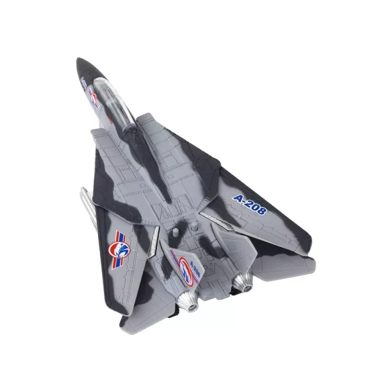LEAN TOYS Military Airplane Powered Fighter Moro Lights Sounds Mix