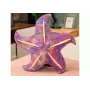LEAN TOYS Mascot Plush Starfish Purple Pillow 45 cm