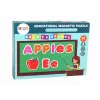 LEAN TOYS Edukacinis magnetinis dėlionės rinkinys su daugiafunkcine lenta, 100-120 dalių, gyvūnų tema, dvipusė balta ir juoda lenta, medinė dėžutė, nuo 3 metų