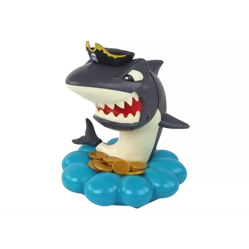 LEAN TOYS Arkadinis žaidimas Shark Pirate Exploding Coins Drawing Wheel