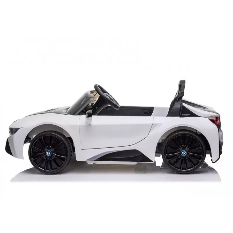 LEAN CARS automobilis su baterija BMW i8 Coupe baltas