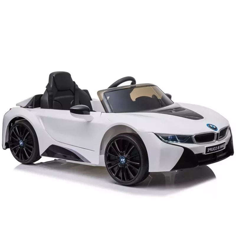 LEAN CARS automobilis su baterija BMW i8 Coupe baltas