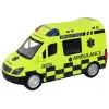 LEAN TOYS nuotolinio valdymo geltona greitosios pagalbos mašina su šviesomis