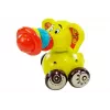 LEAN TOYS Žaislinis automobilis Dramblys kūdikiams Lankstus trimitas