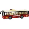 LEAN TOYS baterijomis varomas autobusas su šviesomis ir garsais – raudonas miesto autobusas 1:16