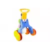LEAN TOYS Stumdomas žaislas kūdikiams Begemotas su garsais, barškučiais, šlamančiais elementais ir veidrodėliu