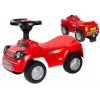 LEAN CARS vaikiškas automobilis su pedalais ir pyptuku, sportinis raudonas