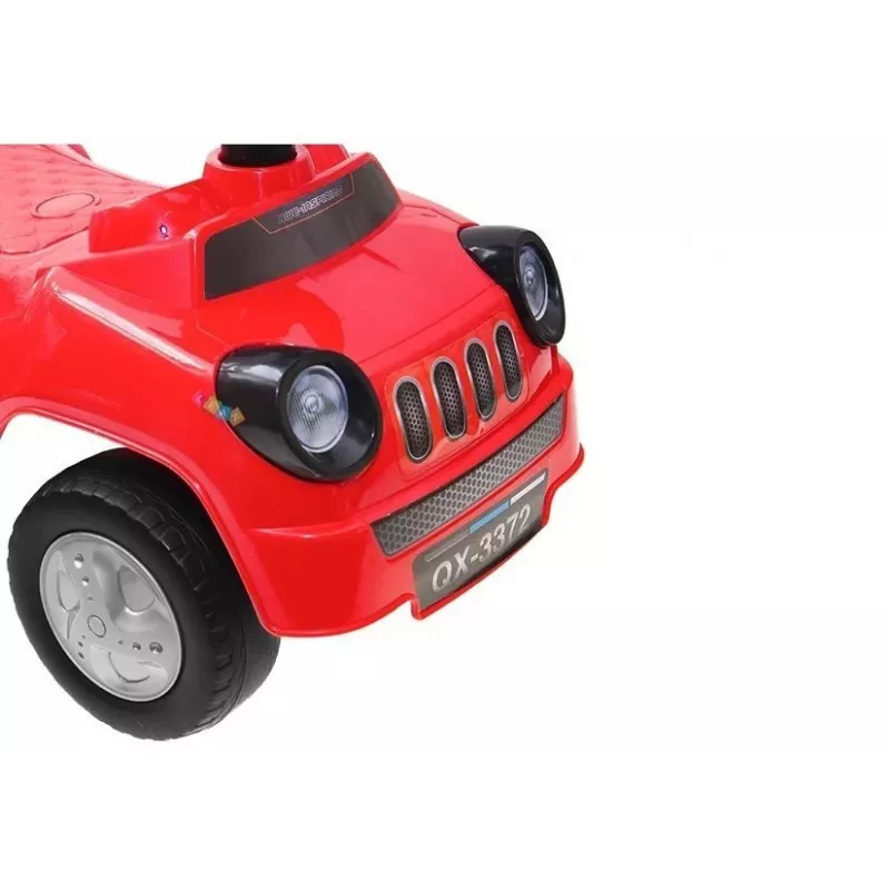 LEAN CARS vaikiškas automobilis su pedalais ir pyptuku, sportinis raudonas