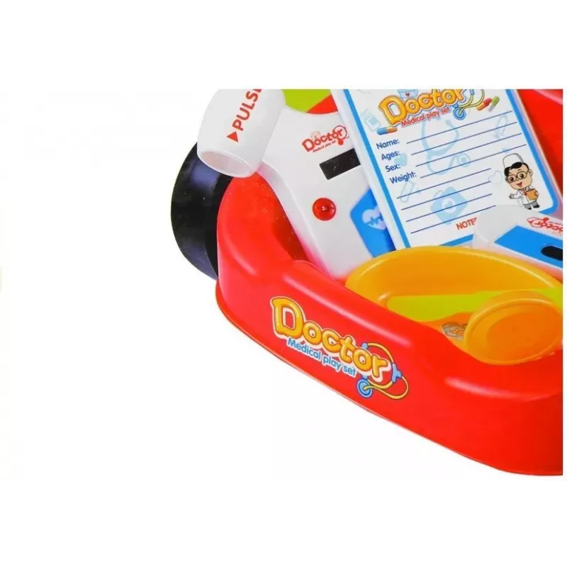 LEAN TOYS Medicininė kuprinė su 22 priedais - įvairiaspalvė