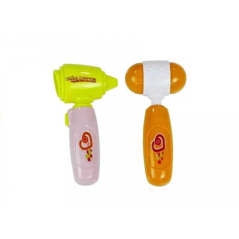LEAN TOYS Vaikų gydytojo rinkinys dėkle - 18 dalių medicininio vaidmenų žaidimo rinkinys